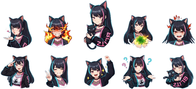 Пак реакций «С коготками»