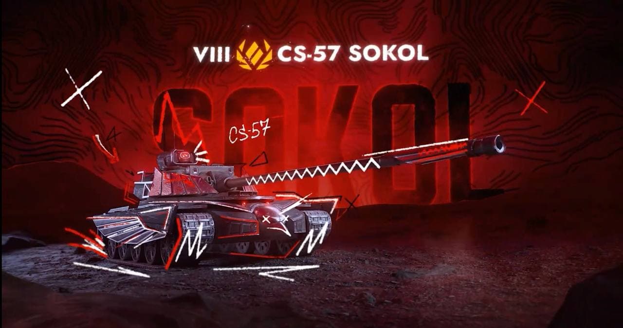 Купить Премиум Танк CS-57 Sokol для Tanks Blitz | Танкс Блиц