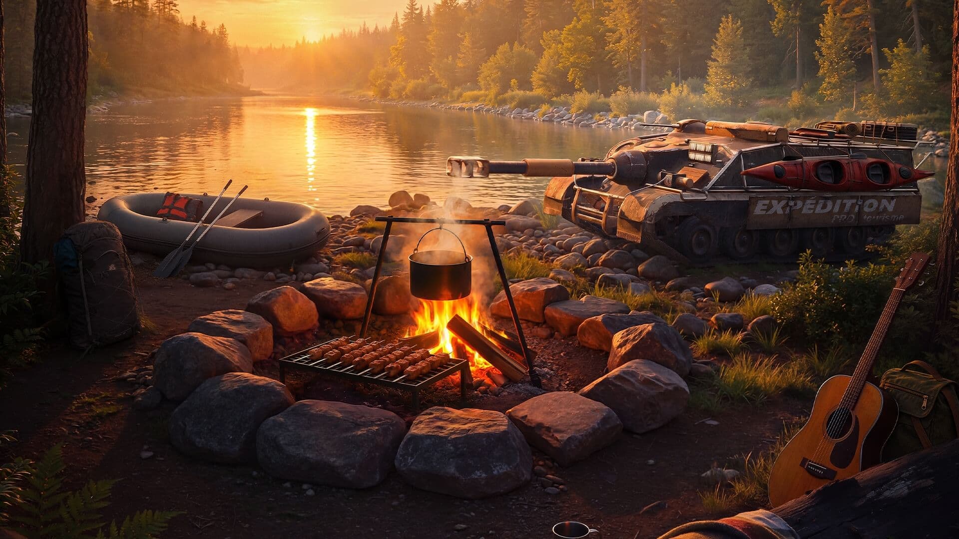Купить Премиум Танк Камуфляж «Турист» для AMX 50 Foch (155) для Tanks Blitz | Танкс Блиц