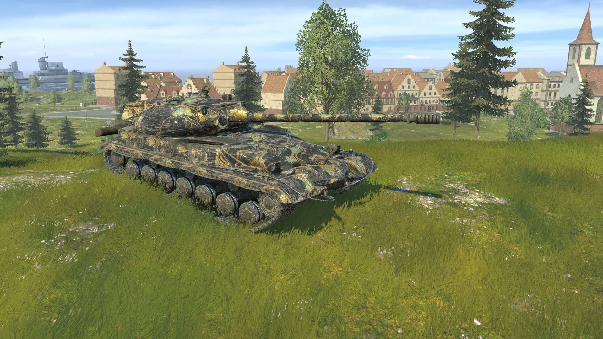 Купить Премиум Танк Камуфляж «Золотой сплав» для Tanks Blitz | Танкс Блиц