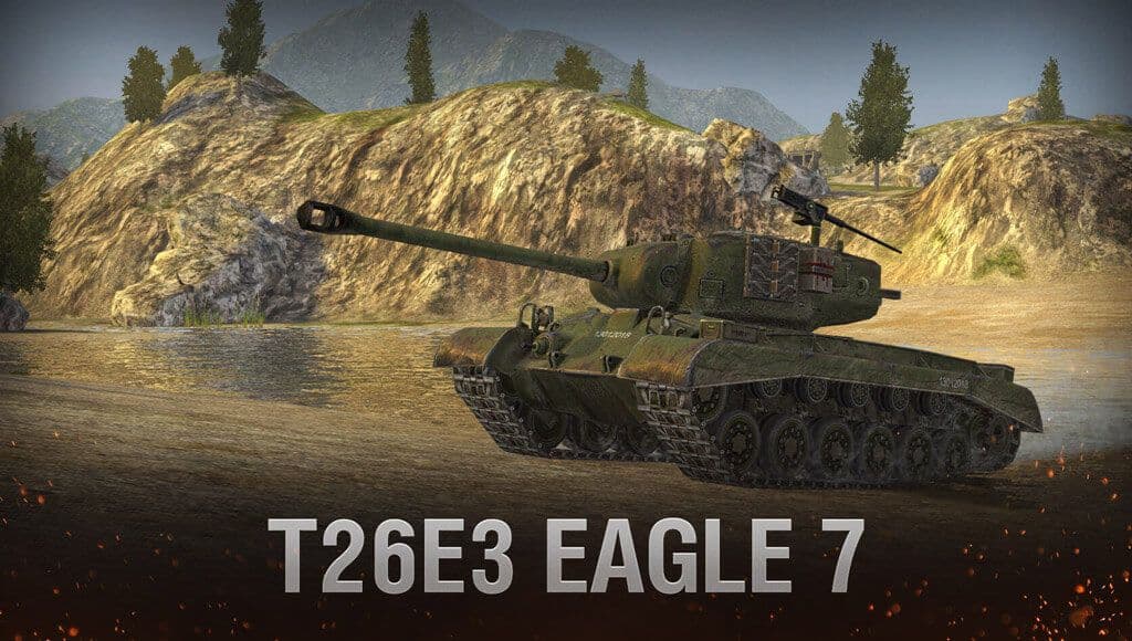Купить Премиум Танк T26E3 Eagle 7 для Tanks Blitz | Танкс Блиц