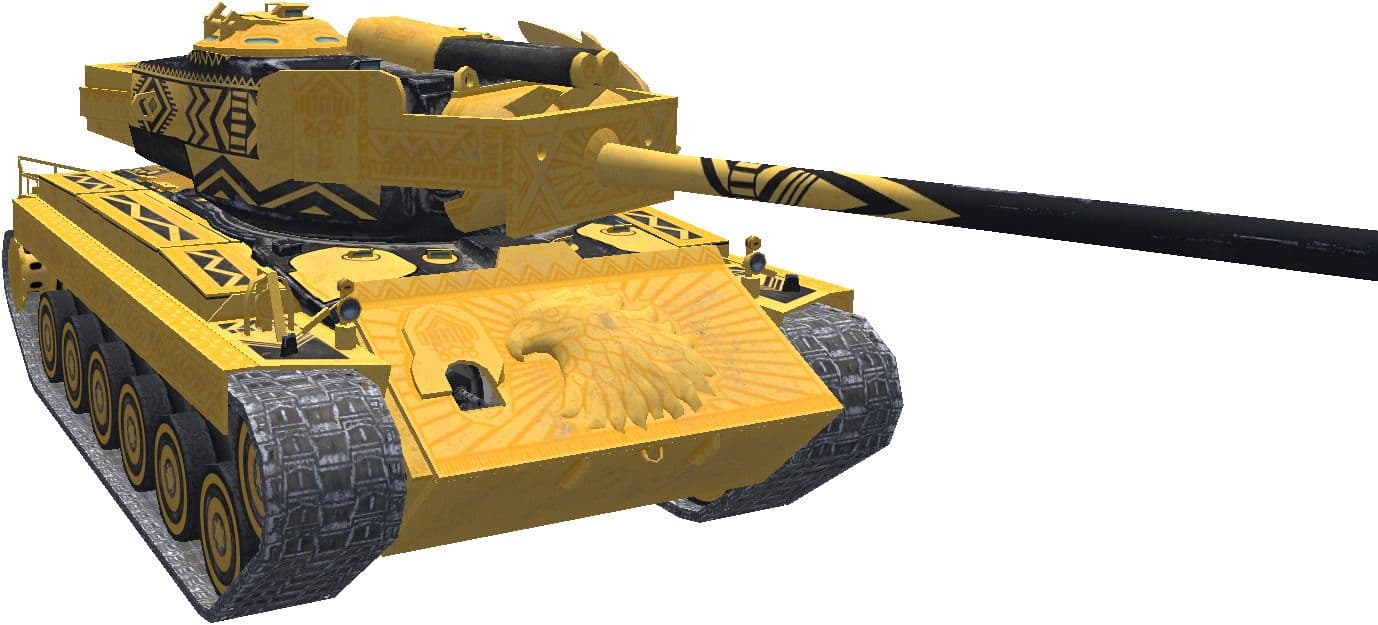 Купить Премиум Танк T26E4 Gold для Tanks Blitz | Танкс Блиц