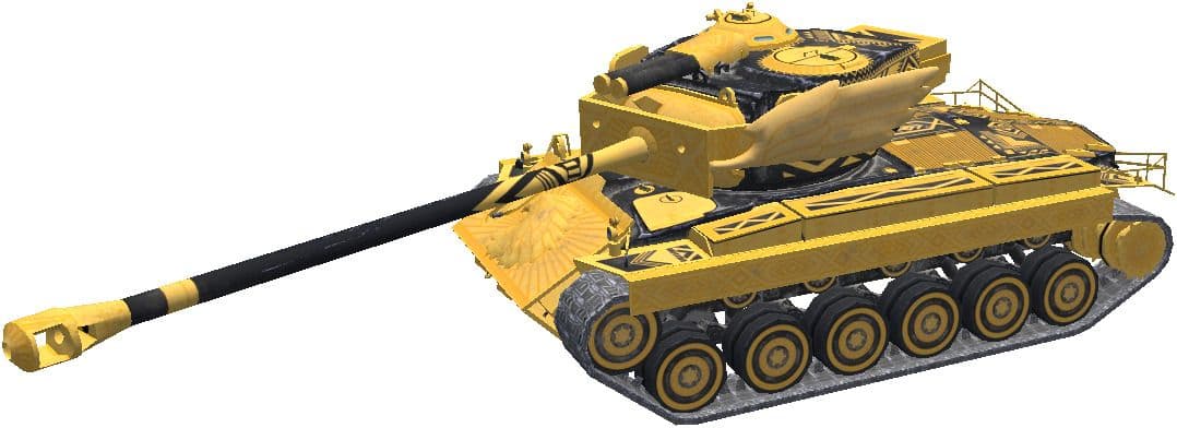 Купить Премиум Танк T26E4 Gold для Tanks Blitz | Танкс Блиц