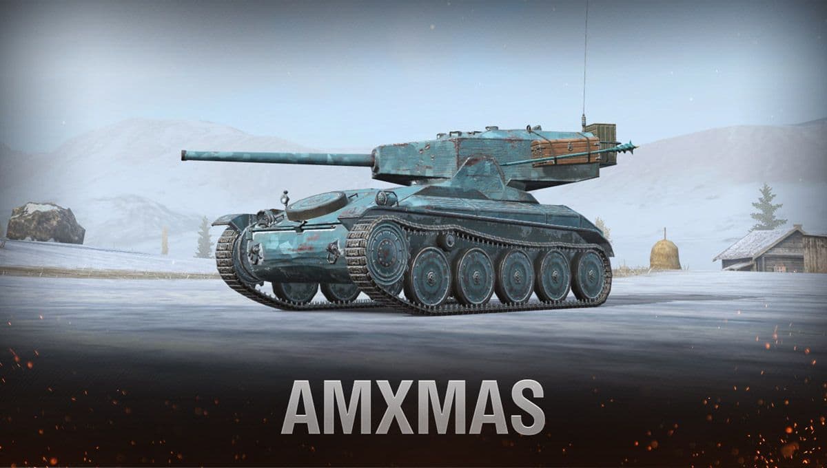 Купить Премиум Танк AMXmas для Tanks Blitz | Танкс Блиц