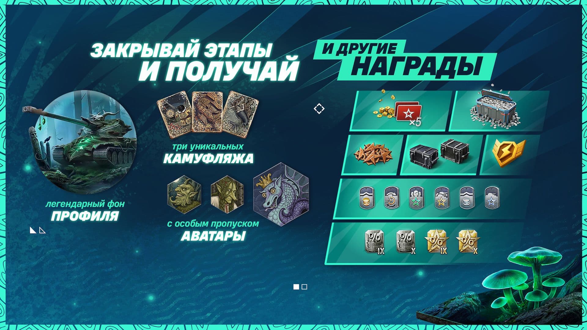 Купить Премиум Танк Расширенный пропуск с бонусами для Tanks Blitz | Танкс Блиц