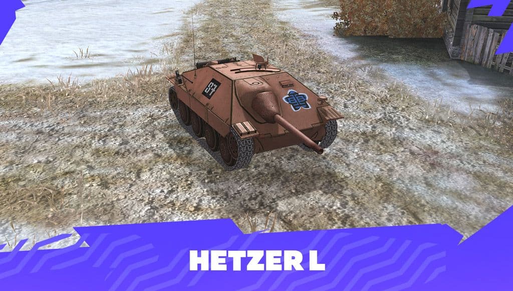 Купить Премиум Танк Hetzer L для Tanks Blitz | Танкс Блиц