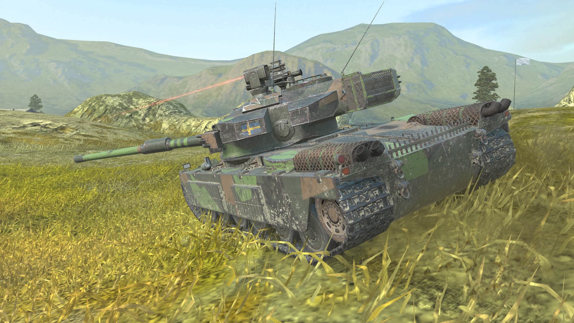 Купить Премиум Танк Камуфляж «Конунг» для Strv K легендарный для Tanks Blitz | Танкс Блиц