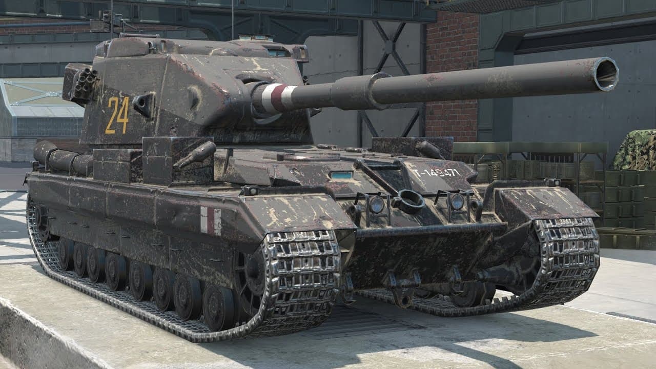 Купить Премиум Танк Камуфляж «Разящий» для FV215b 183 легендарный для Tanks Blitz | Танкс Блиц