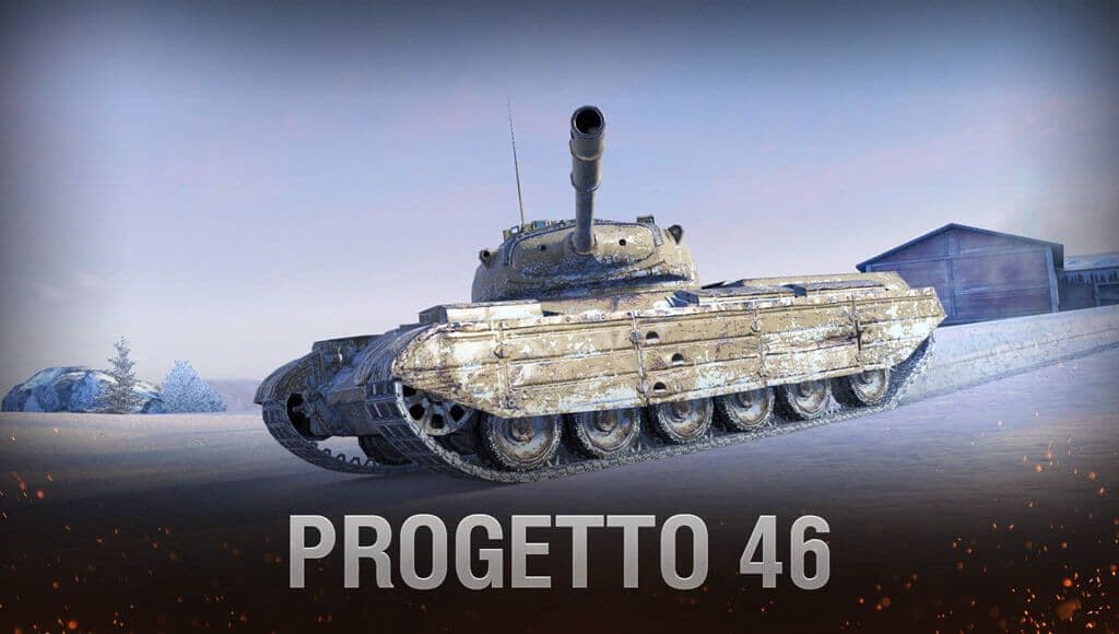 Купить Премиум Танк Progetto 46 для Tanks Blitz | Танкс Блиц