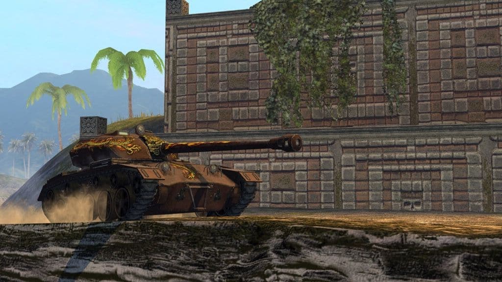 Купить Премиум Танк WZ Пылающий для Tanks Blitz | Танкс Блиц